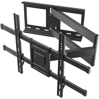 BONTEC TV Wall Bracket, Extra Long Articulating Arm for 32-75 Inch TVs, Full Motion TV Wall Mount, Tilt, Swivel, Rotate, Universal Wall Mount, Up to 60 kg, Max VESA 600x400mm, Space Saving