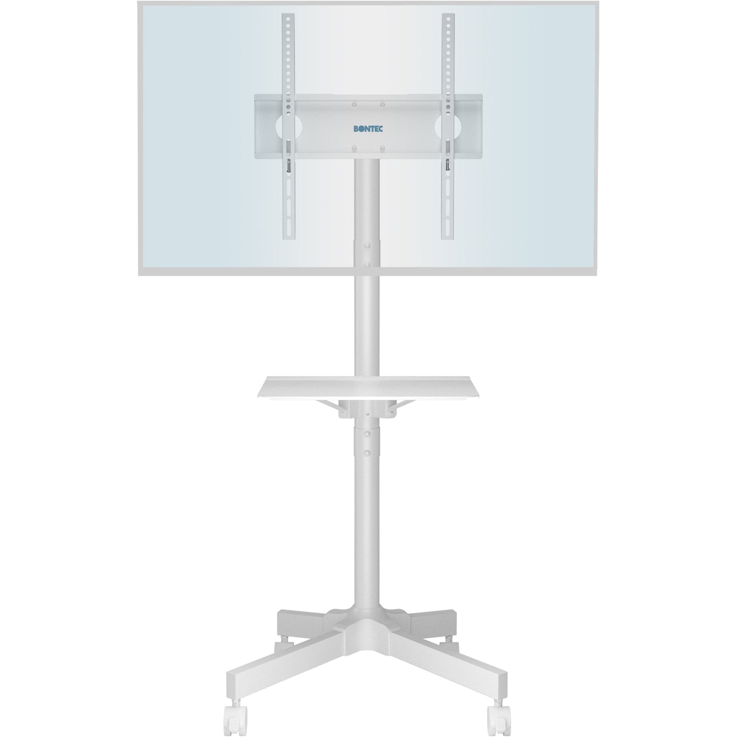 BONTEC Mobile TV Stand on Wheels for 23-55 inch Plasma/LCD/LED TVs