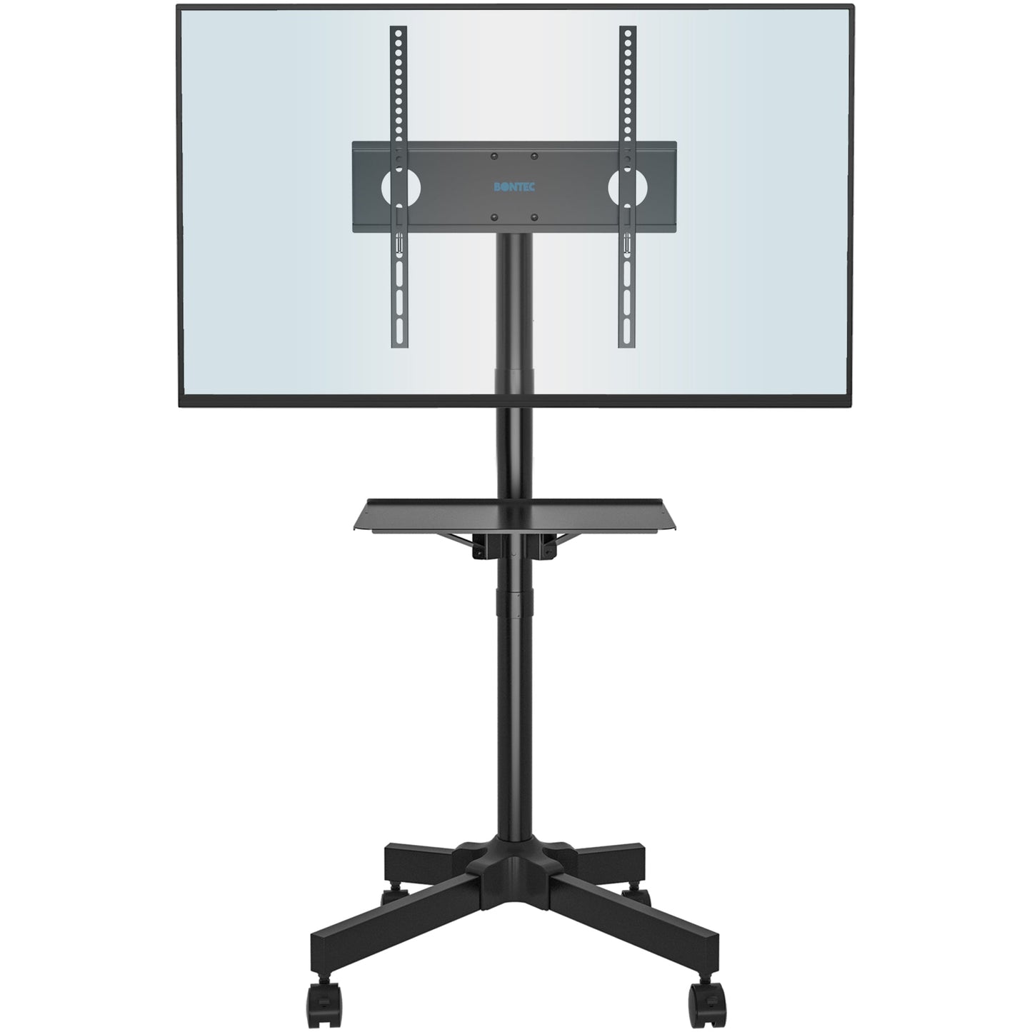 BONTEC Mobile TV Stand on Wheels for 23-55 inch Plasma/LCD/LED TVs